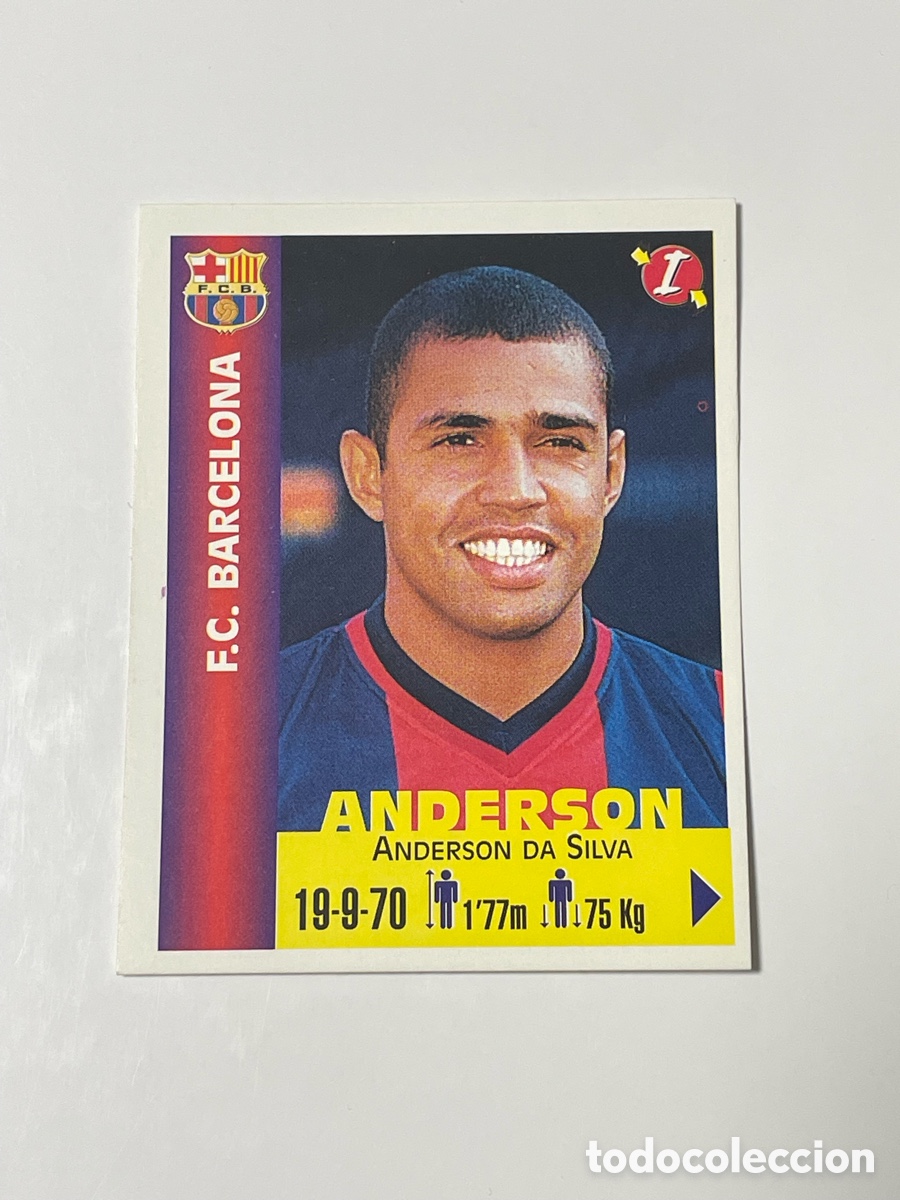 Cromos de F&uacute;tbol: Sonny Anderson F. C. Barcelona Panini Equipos de Europa 1999 #62