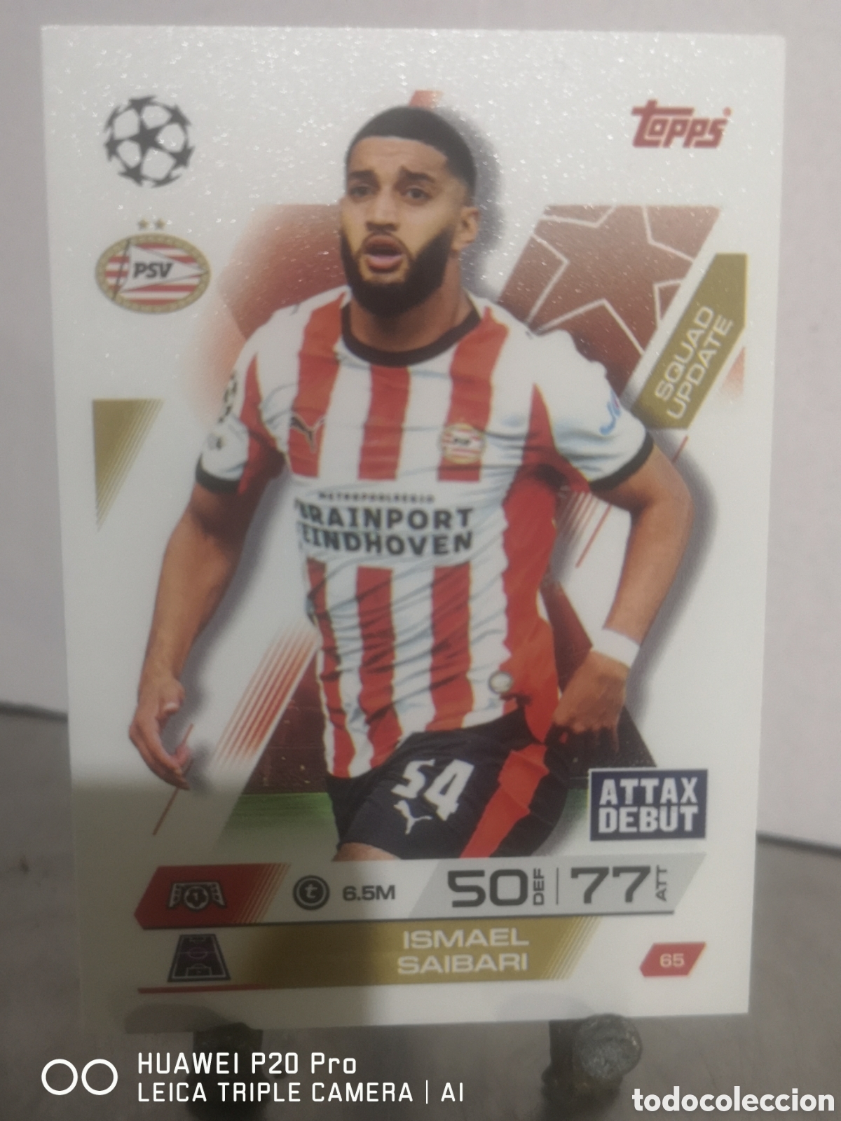 Cromos de F&uacute;tbol: MATCH ATTAX EXTRA 2025 2026 SQUAD UPDATE ISMAEL SAIBARI 65 PSV