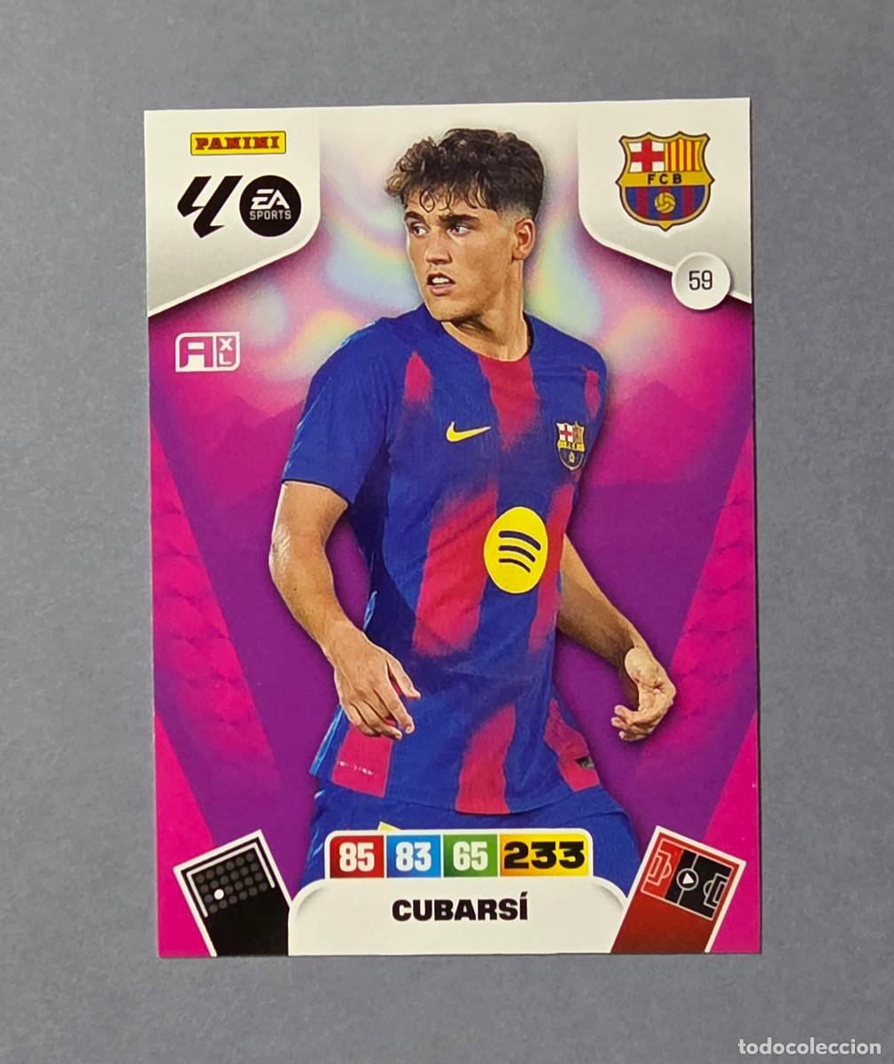 Cromos de F&uacute;tbol: 59 CUBARS&Iacute; - BARCELONA - ADRENALYN XL 2025-26 - 25/26 (NUEVO)