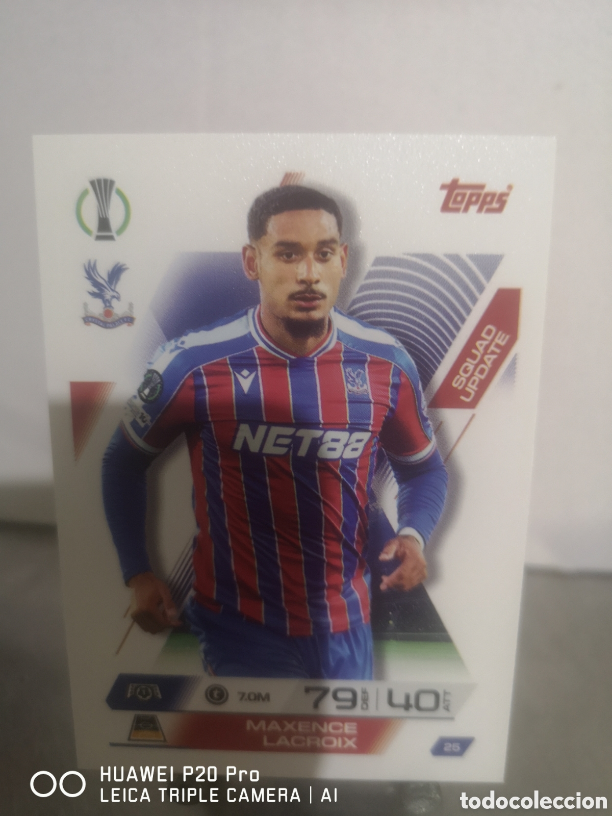 Cromos de F&uacute;tbol: MATCH ATTAX EXTRA 2025 2026 SQUAD UPDATE MAXENCE LACROIX 25 CRYSTAL PALACE