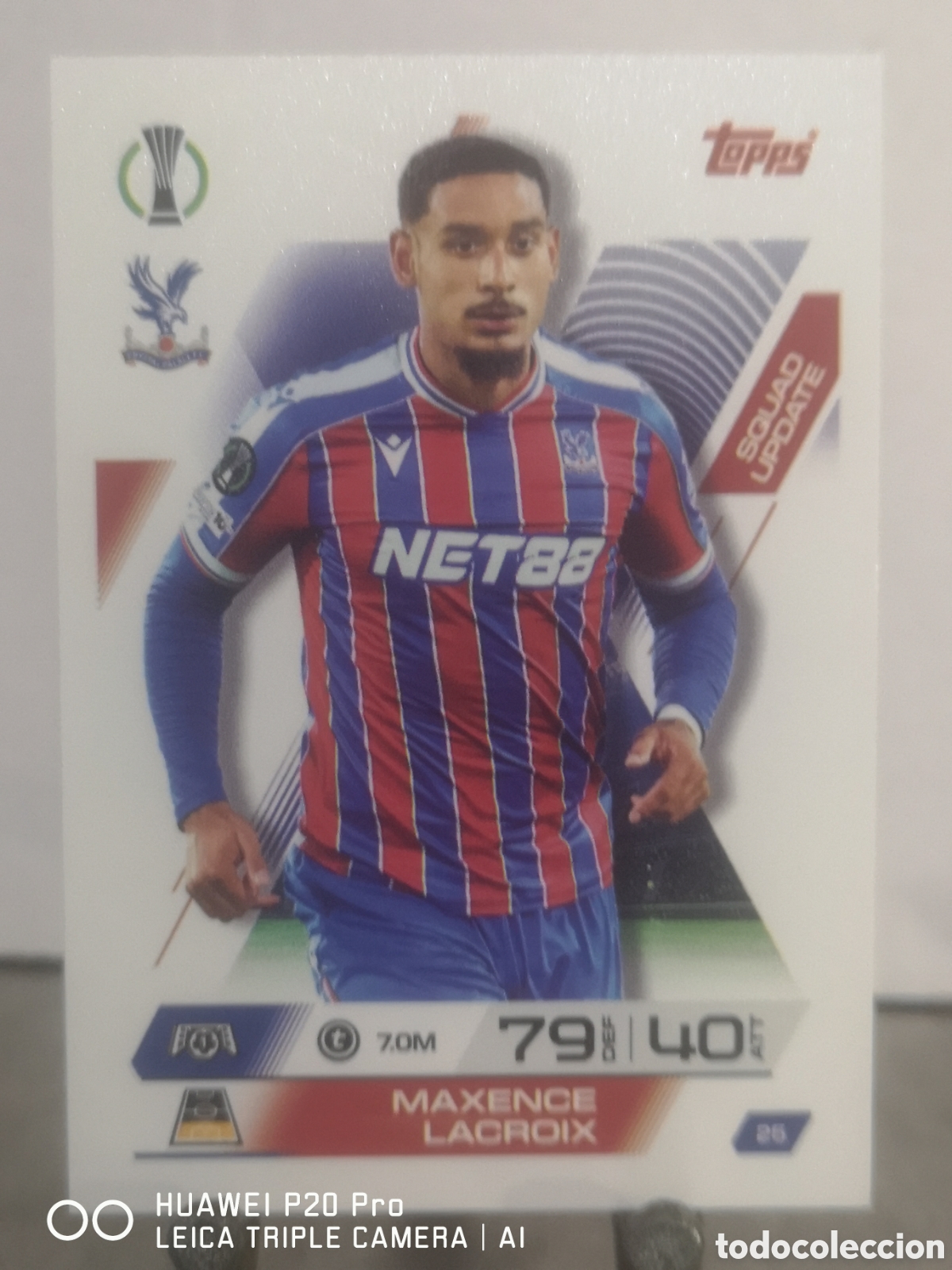 Cromos de F&uacute;tbol: MATCH ATTAX EXTRA 2025 2026 SQUAD UPDATE MAXENCE LACROIX 25 CRYSTAL PALACE