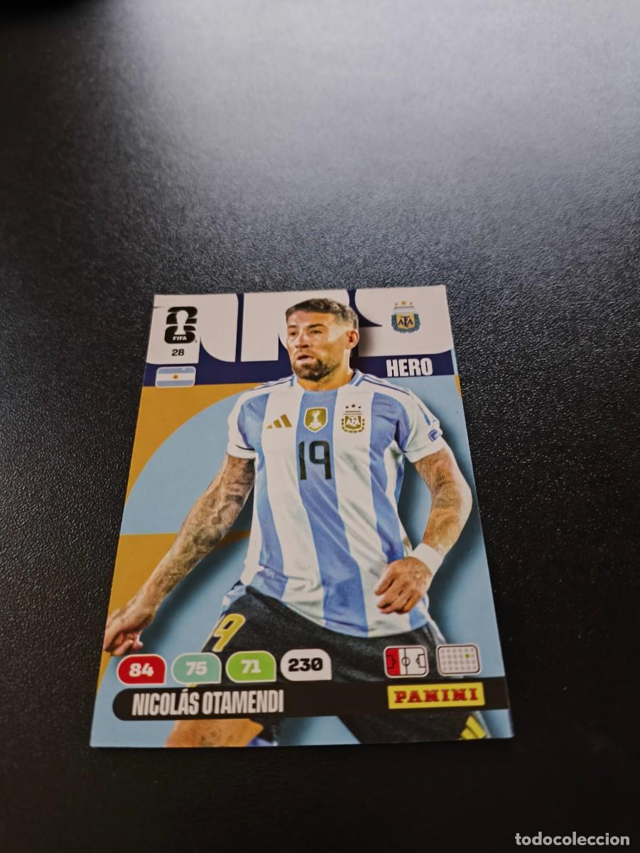 Cromos de F&uacute;tbol: 28 NICOLAS OTAMENDI ARGENTINA ADRENALYN MUNDIAL FIFA WORLD CUP 2026 PANINI