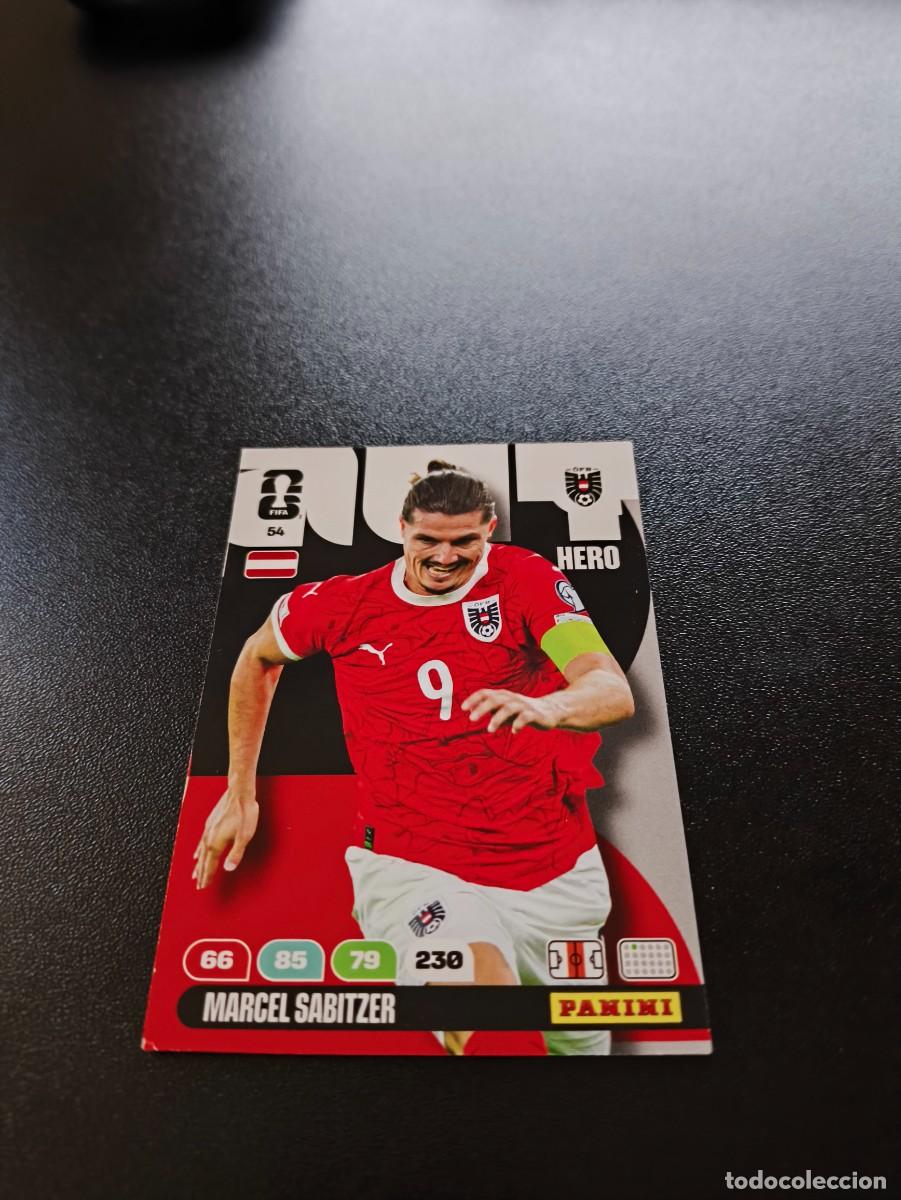 Cromos de F&uacute;tbol: 54 Marcel Sabitzer AUSTRIA ADRENALYN MUNDIAL FIFA WORLD CUP 2026 PANINI