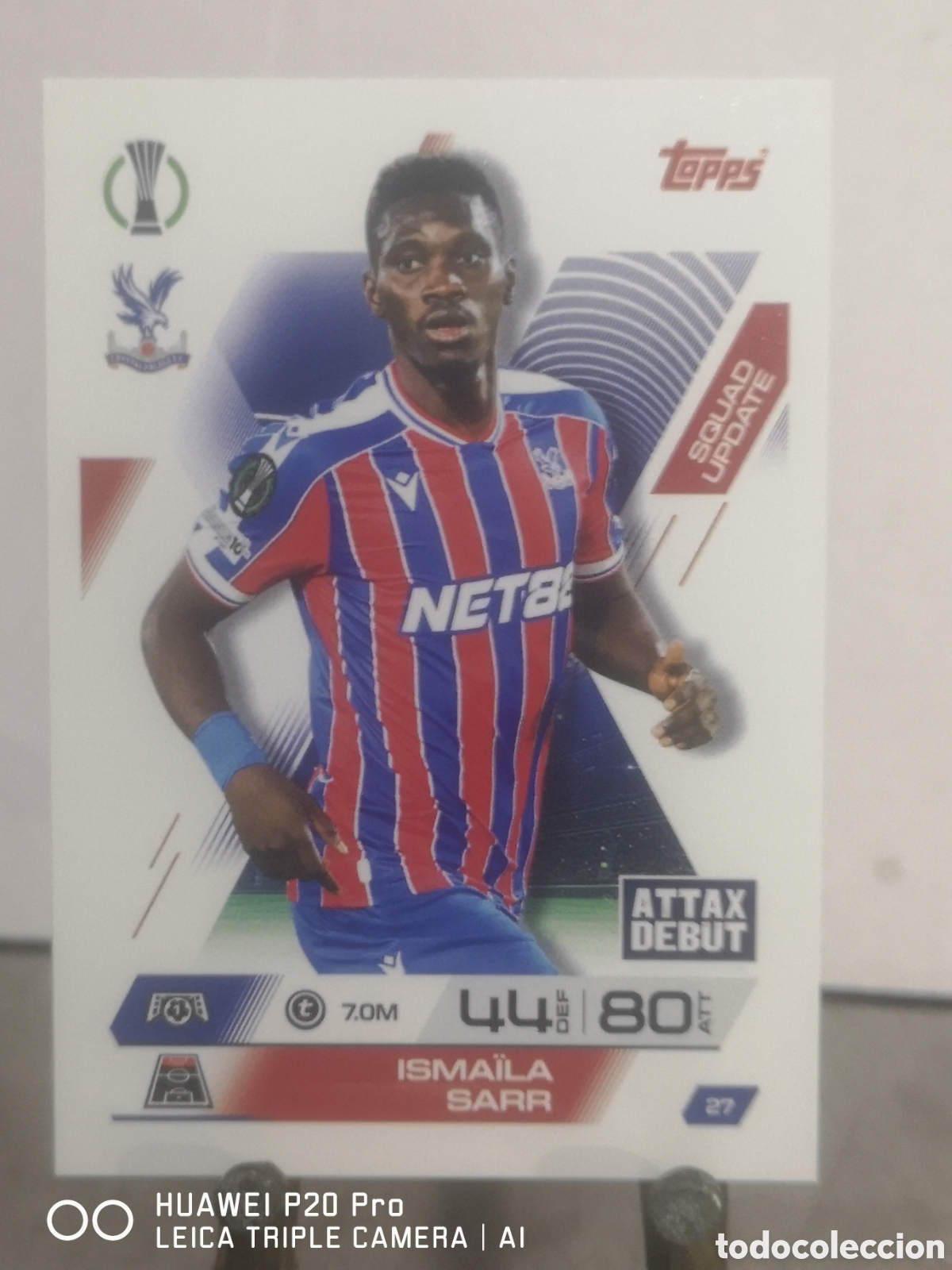 Cromos de F&uacute;tbol: MATCH ATTAX EXTRA 2025 2026 SQUAD UPDATE ISMAILA SARR 27 CRYSTAL PALACE