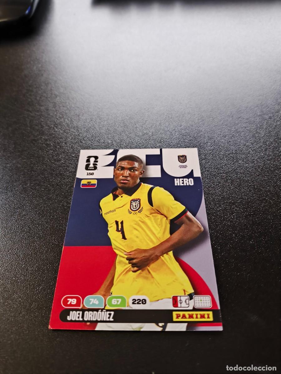 Cromos de F&uacute;tbol: 150 Joel Ord&oacute;&ntilde;ez ECUADOR ADRENALYN MUNDIAL FIFA WORLD CUP 2026 PANINI