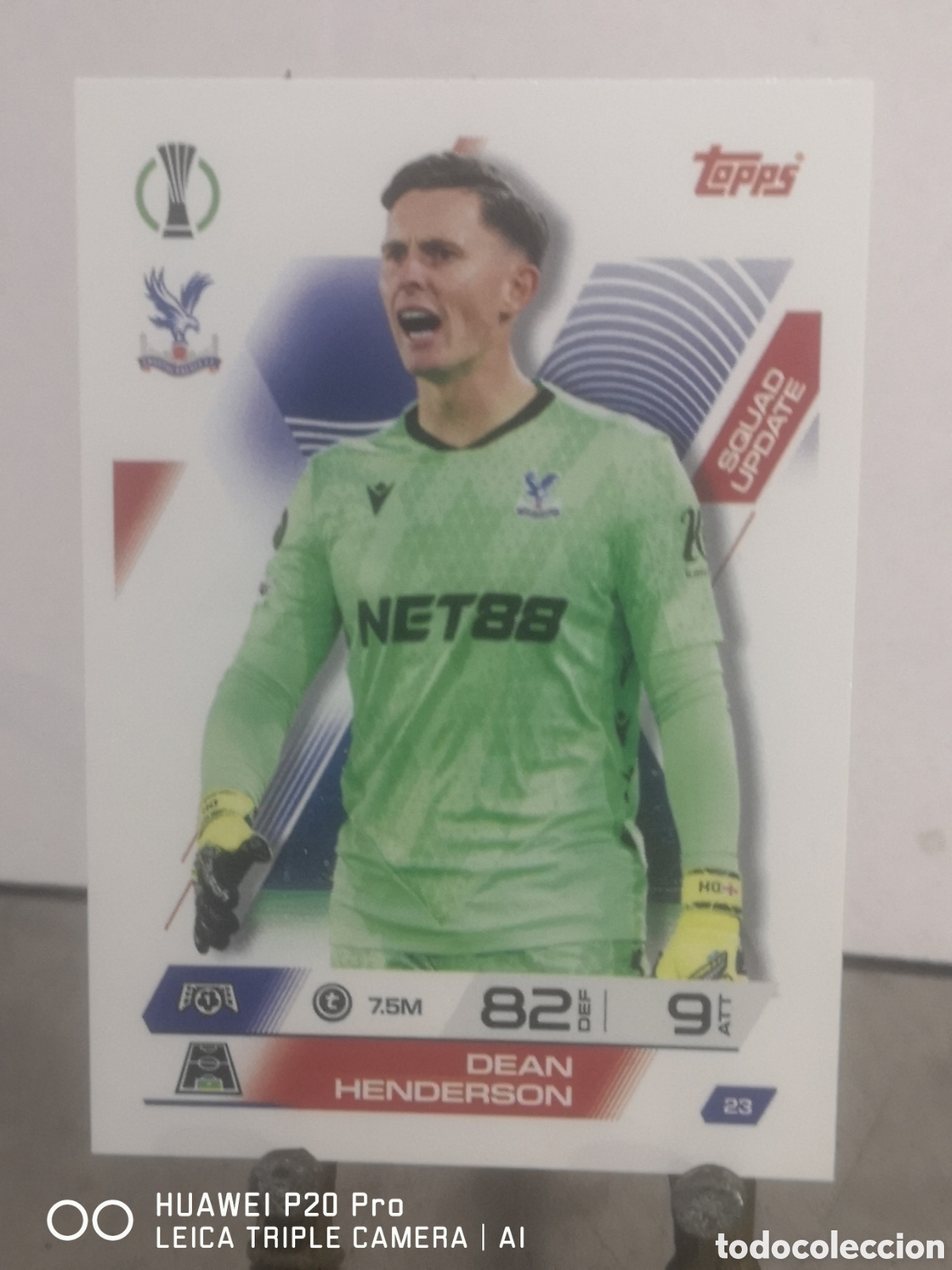 Cromos de F&uacute;tbol: MATCH ATTAX EXTRA 2025 2026 SQUAD UPDATE DEAN HENDERSON 23 CRYSTAL PALACE