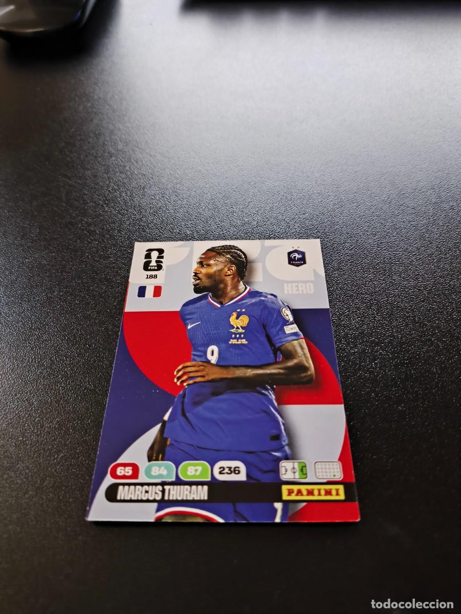 Cromos de F&uacute;tbol: 188 Marcus Thuram FRANCIA FRANCE ADRENALYN MUNDIAL FIFA WORLD CUP 2026 PANINI