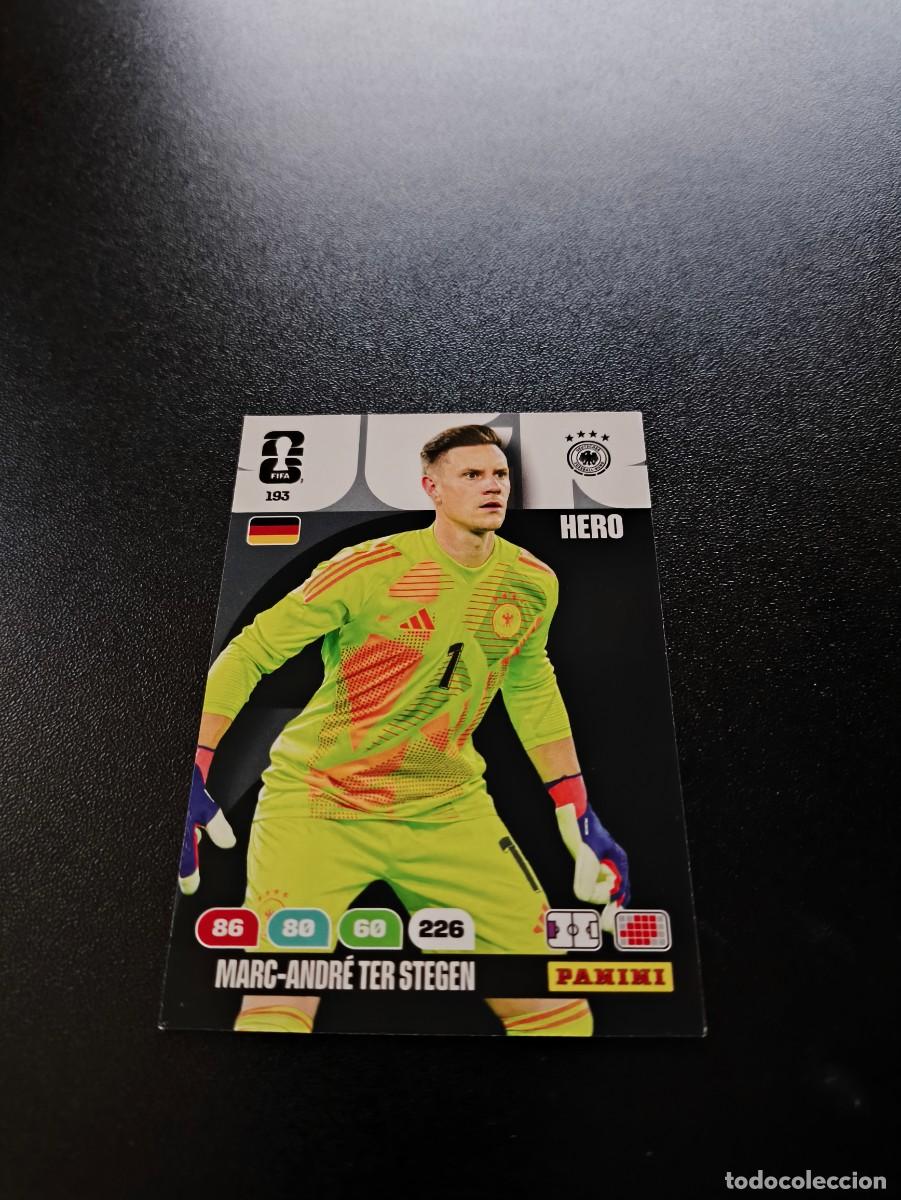Cromos de F&uacute;tbol: 193 Marc-Andr&eacute; ter Stegen ALEMANIA GERMANY ADRENALYN MUNDIAL FIFA WORLD CUP 2026 PANINI