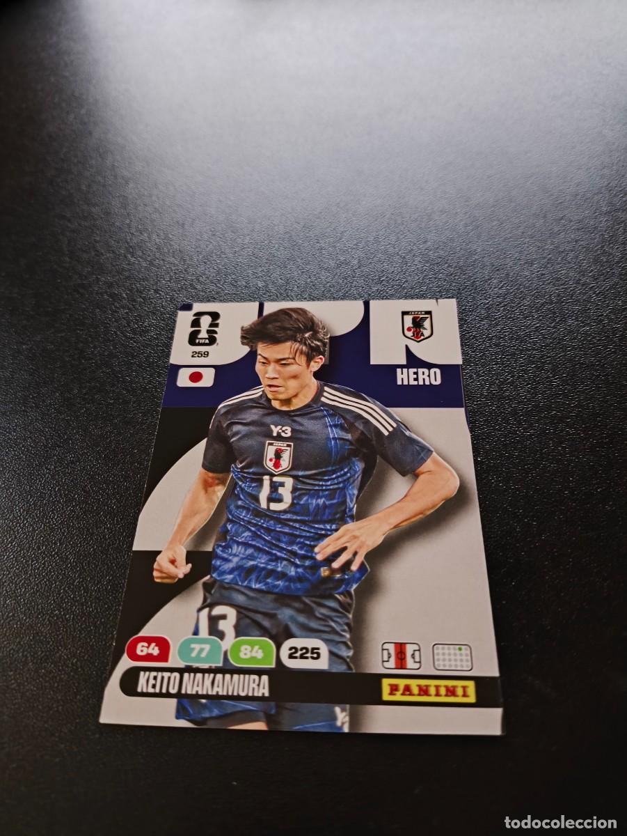 Cromos de F&uacute;tbol: 259 Keito Nakamura JAPON JAPAN ADRENALYN MUNDIAL FIFA WORLD CUP 2026 PANINI