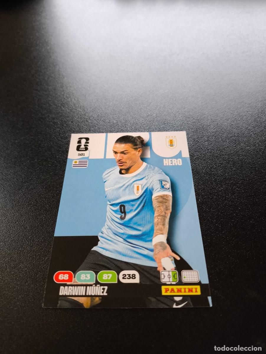 Cromos de F&uacute;tbol: 501 Darwin N&uacute;&ntilde;ez URUGUAY ADRENALYN MUNDIAL FIFA WORLD CUP 2026 PANINI