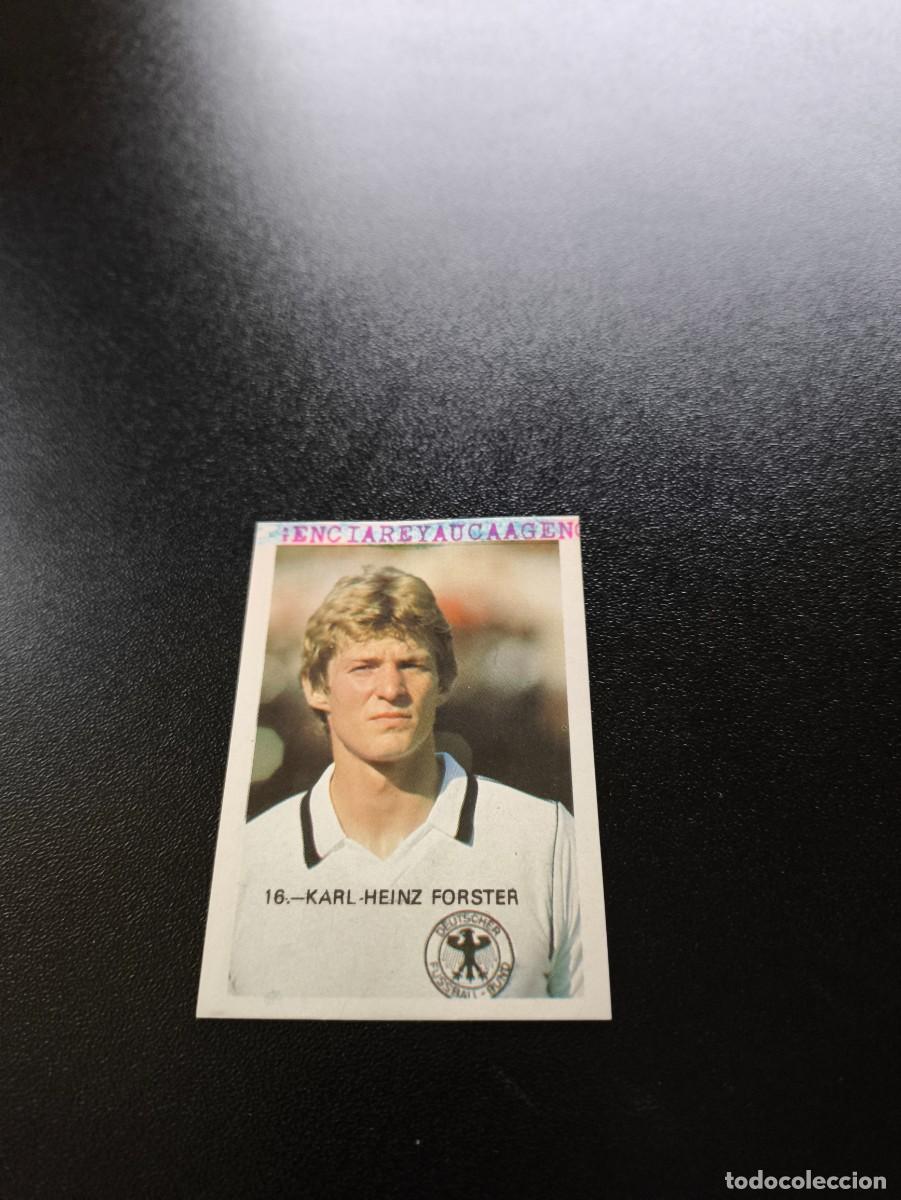 Cromos de F&uacute;tbol: 16 Karl-Heinz Forster ALEMANIA GERMANY REYAUCA WORLD CUP MUNDIAL ESPA&Ntilde;A SPAIN 1982 NO PANINI