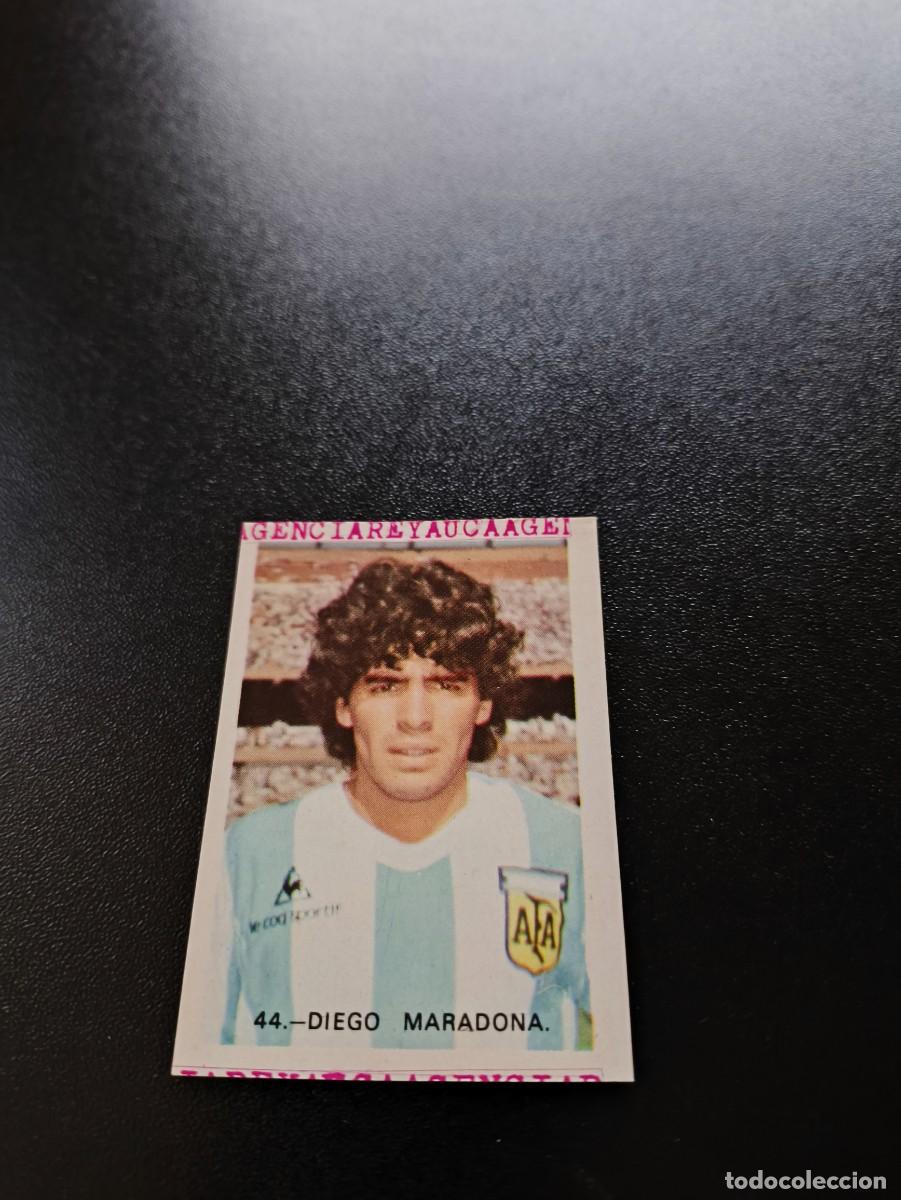 Cromos de F&uacute;tbol: 44 Diego Armando Maradona ARGENTINA REYAUCA WORLD CUP MUNDIAL ESPA&Ntilde;A SPAIN 1982 NO PANINI