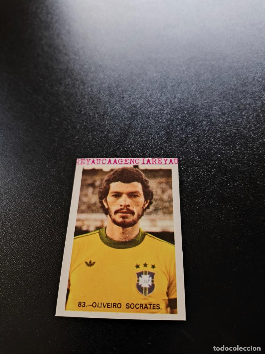 Cromos de F&uacute;tbol: 83 Socrates BRASIL BRAZIL REYAUCA WORLD CUP MUNDIAL ESPA&Ntilde;A SPAIN 1982 NO PANINI
