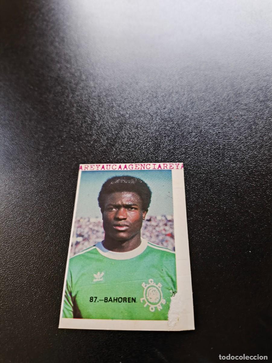 Cromos de F&uacute;tbol: 87 Bahoren CAMERUN CAMEROUN REYAUCA WORLD CUP MUNDIAL ESPA&Ntilde;A SPAIN 1982 NO PANINI