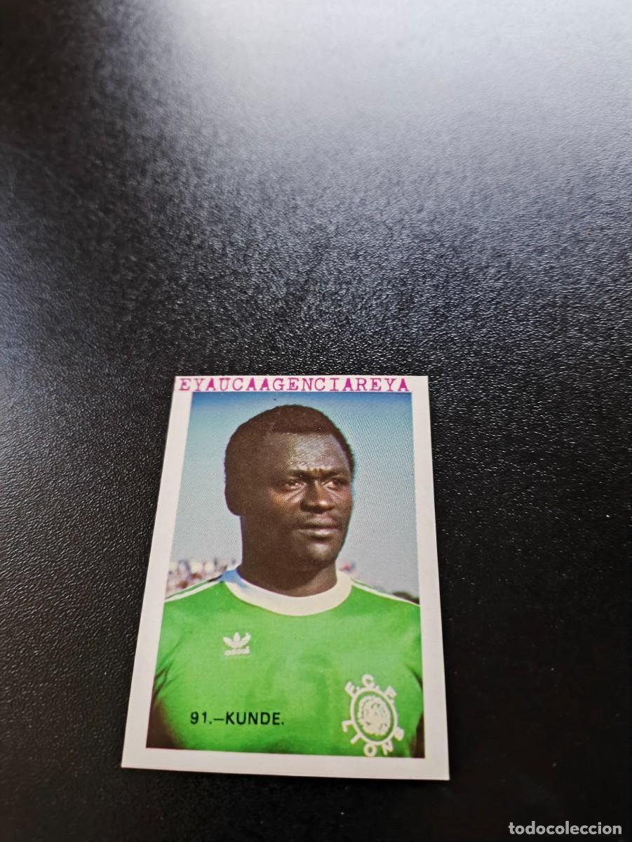 Cromos de F&uacute;tbol: 91 Kunde CAMERUN CAMEROUN REYAUCA WORLD CUP MUNDIAL ESPA&Ntilde;A SPAIN 1982 NO PANINI