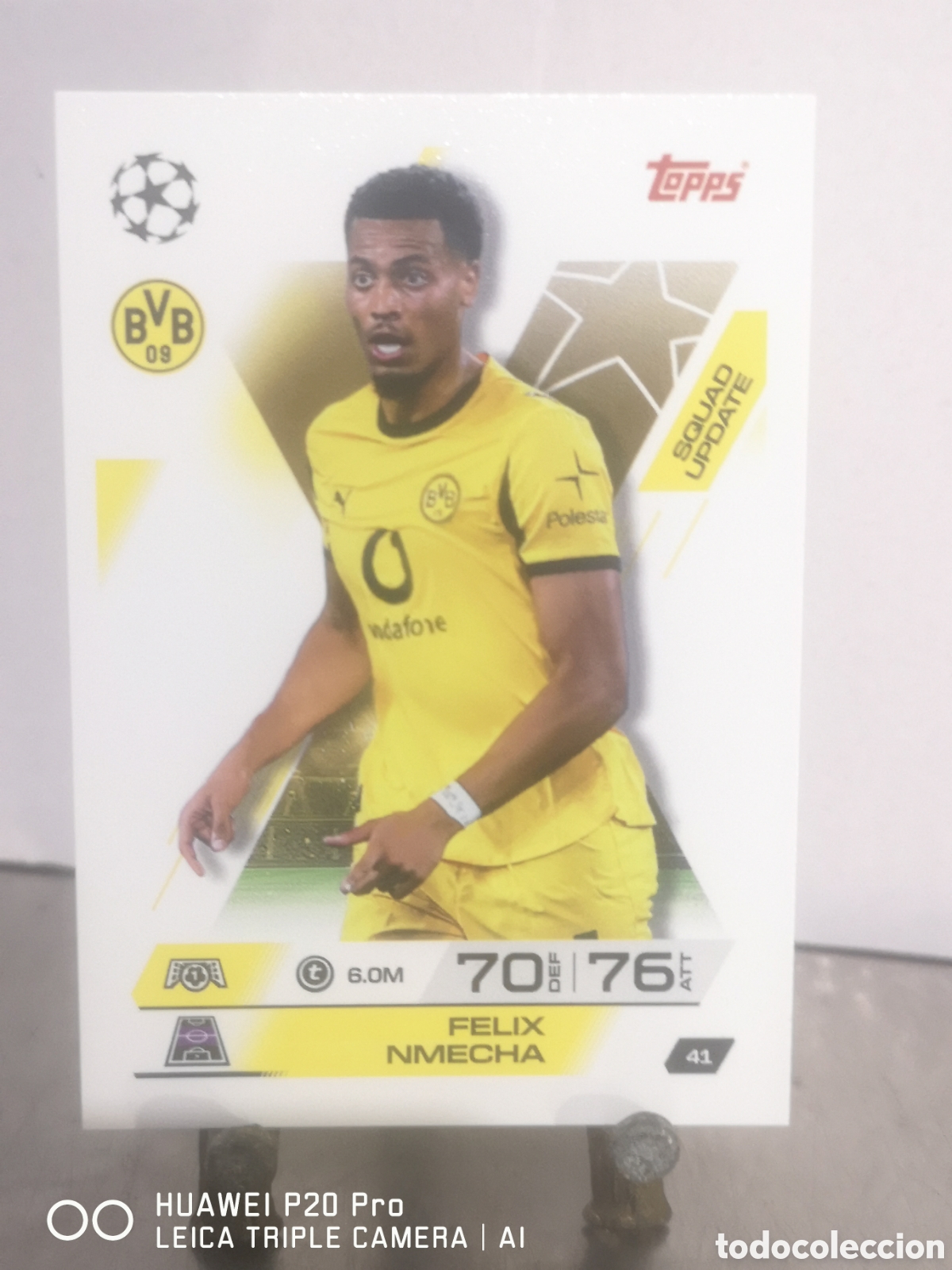 Cromos de F&uacute;tbol: MATCH ATTAX EXTRA 2025 2026 SQUAD UPDATE FELIX NMECHA 41 BORUSSIA DORTMUND