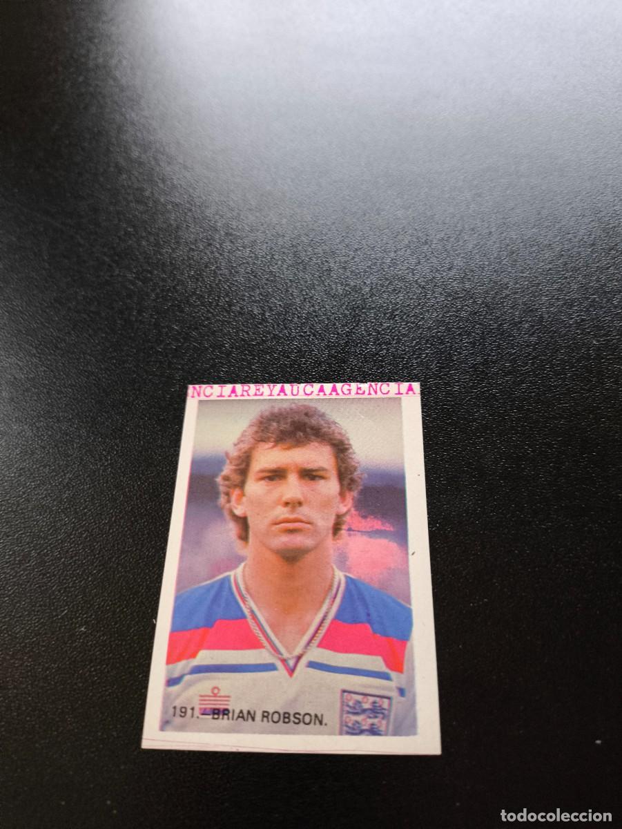 Fu&szlig;ball-Sticker: 191 Bryan Robson ENGLAND INGLATERRA REYAUCA WORLD CUP MUNDIAL ESPA&Ntilde;A SPAIN 1982 NO PANINI