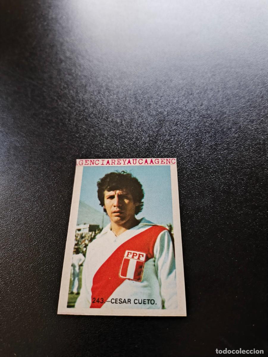Cromos de F&uacute;tbol: 243 Cesar Cueto PERU REYAUCA WORLD CUP MUNDIAL ESPA&Ntilde;A SPAIN 1982 NO PANINI