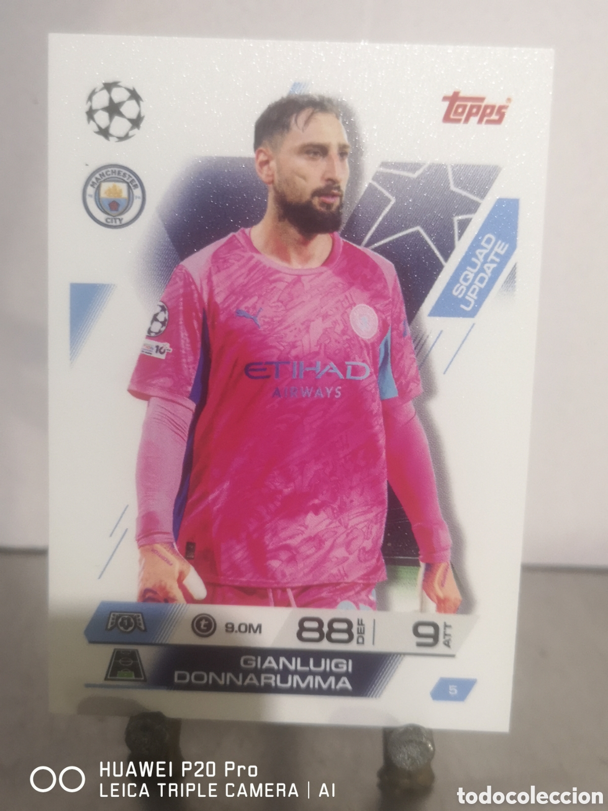 Cromos de F&uacute;tbol: MATCH ATTAX EXTRA 2025 2026 SQUAD UPDATE GIANLUIGI DONNARUMMA 5 MANCHESTER CITY