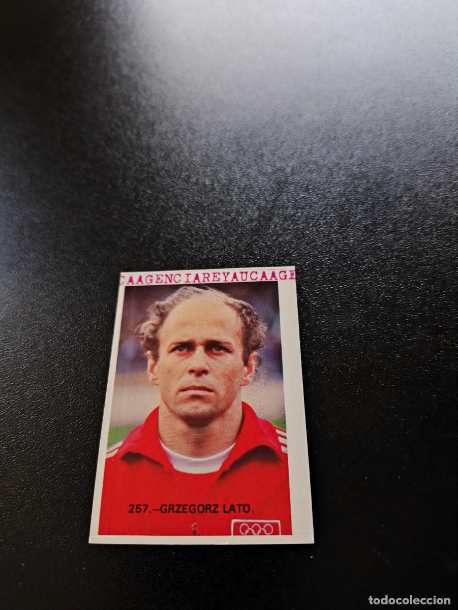 Cromos de F&uacute;tbol: 257 Grzegorz Lato POLONIA POLAND REYAUCA WORLD CUP MUNDIAL ESPA&Ntilde;A SPAIN 1982 NO PANINI
