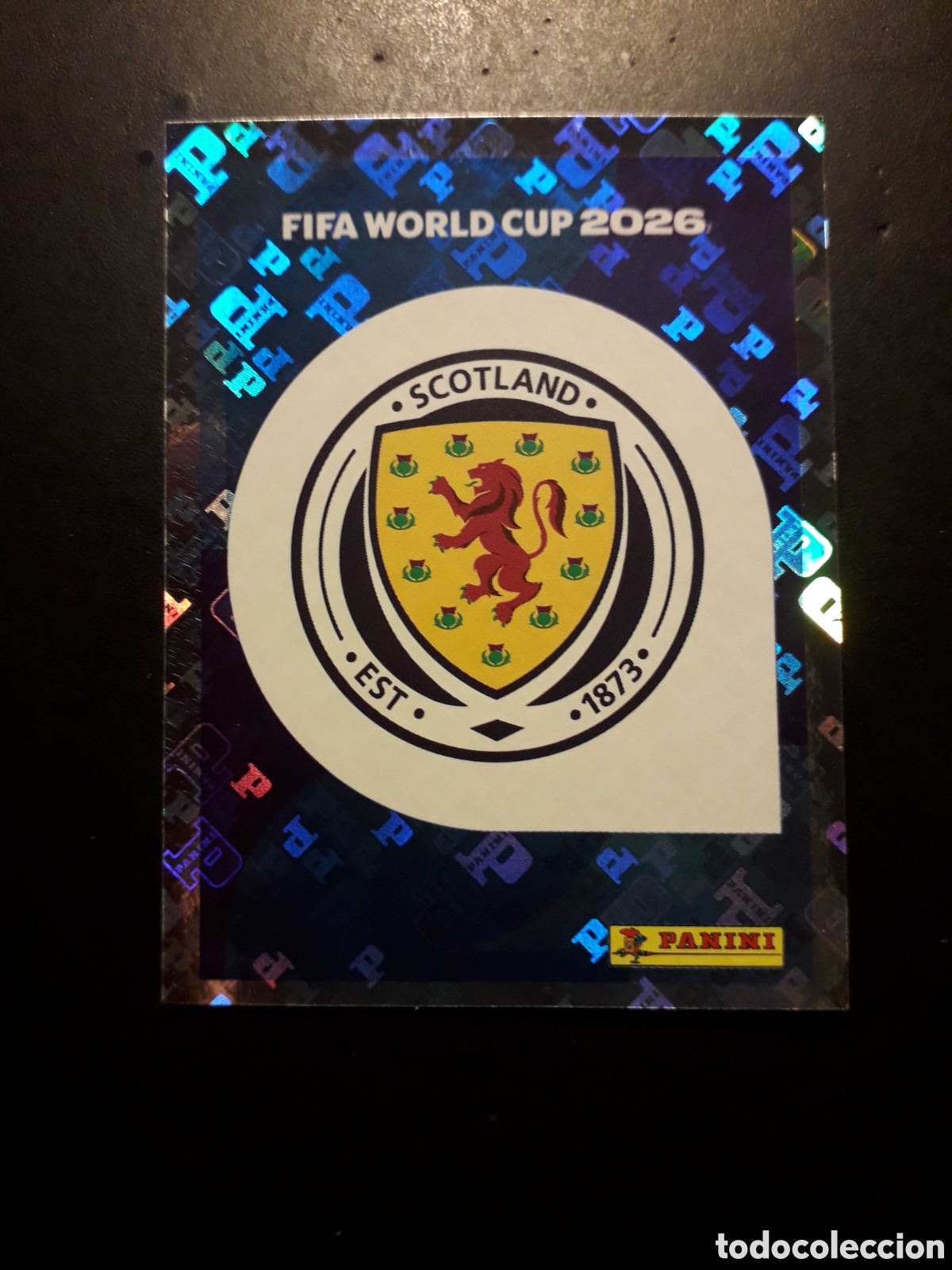 Fu&szlig;ball-Sticker: ESCUDO ESCOCIA SCO 1 MUNDIAL F&Uacute;TBOL 2026 FIFA WORLD CUP PANINI SIN PEGAR PEDIDO M&Iacute;NIMO 3&euro;