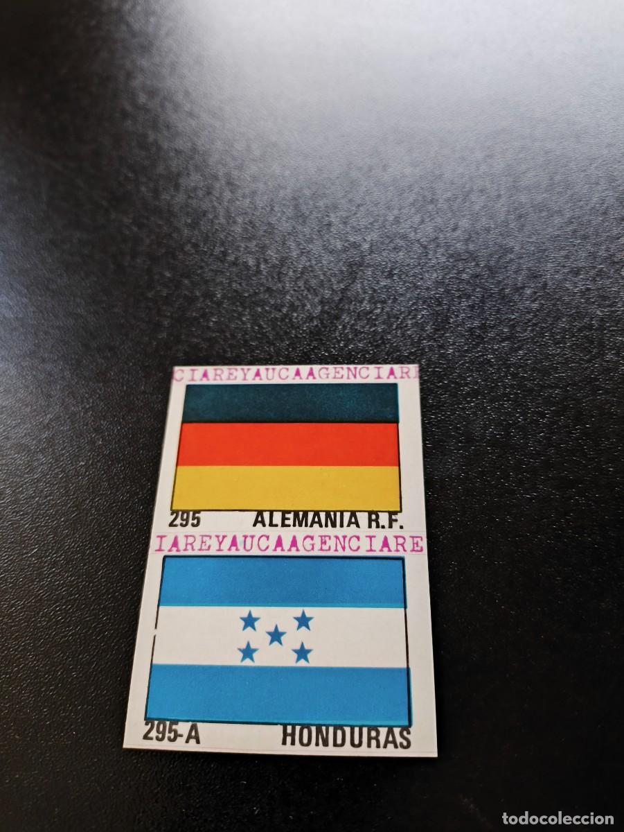 Cromos de F&uacute;tbol: 295 GERMANY HONDURAS FLAG BANDERA REYAUCA WORLD CUP MUNDIAL ESPA&Ntilde;A SPAIN 1982 NO PANINI