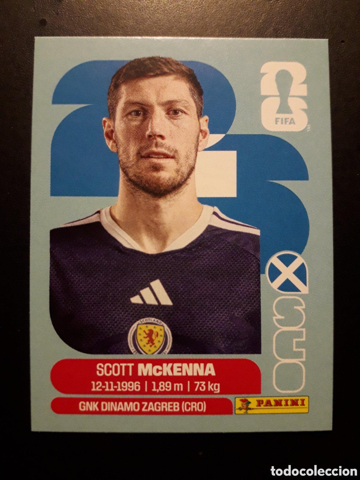 Cromos de F&uacute;tbol: McKENNA ESCOCIA SCO 7 MUNDIAL F&Uacute;TBOL 2026 FIFA WORLD CUP PANINI SIN PEGAR PEDIDO M&Iacute;NIMO 3&euro;