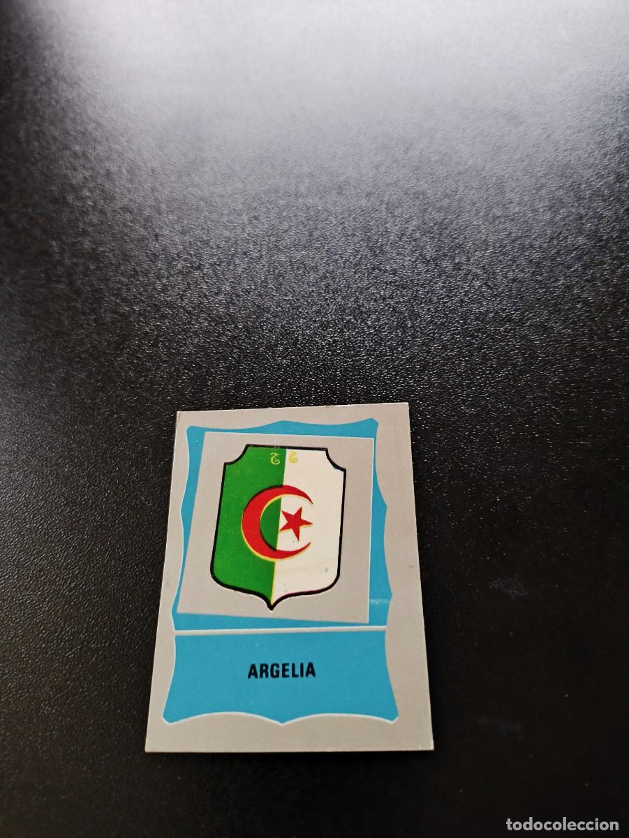Cromos de F&uacute;tbol: ESCUDO ALGERIA ALGERIE REYAUCA MUNDIAL MEXICO 1986 WORLD CUP NO ESTE PANINI