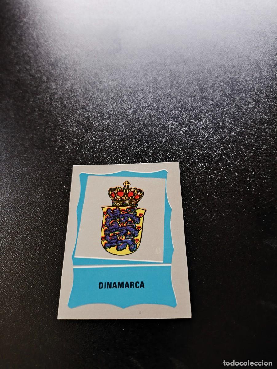 Cromos de F&uacute;tbol: ESCUDO BADGE DINAMARCA DENMARK REYAUCA MUNDIAL MEXICO 1986 WORLD CUP NO ESTE PANINI
