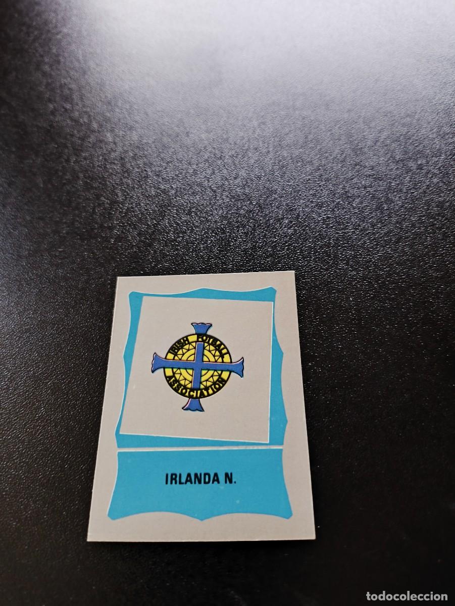 Cromos de F&uacute;tbol: ESCUDO BADGE NORTHERN IRELAND IRLANDA DEL NORTE REYAUCA MUNDIAL MEXICO 1986 WORLD CUP NO ESTE PANINI