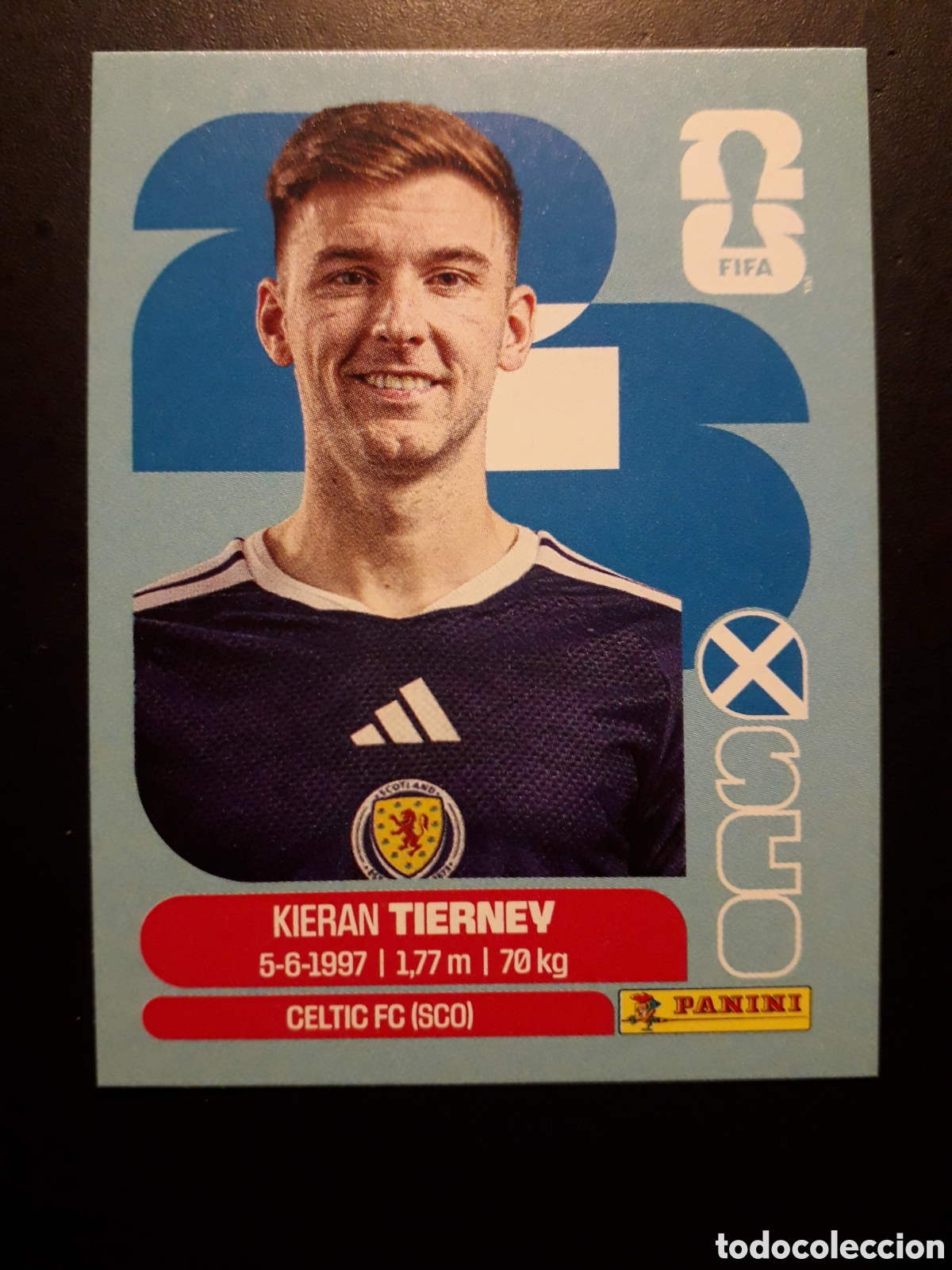 Cromos de F&uacute;tbol: TIERNEY ESCOCIA SCO 4 MUNDIAL F&Uacute;TBOL 2026 FIFA WORLD CUP PANINI SIN PEGAR PEDIDO M&Iacute;NIMO 3&euro;