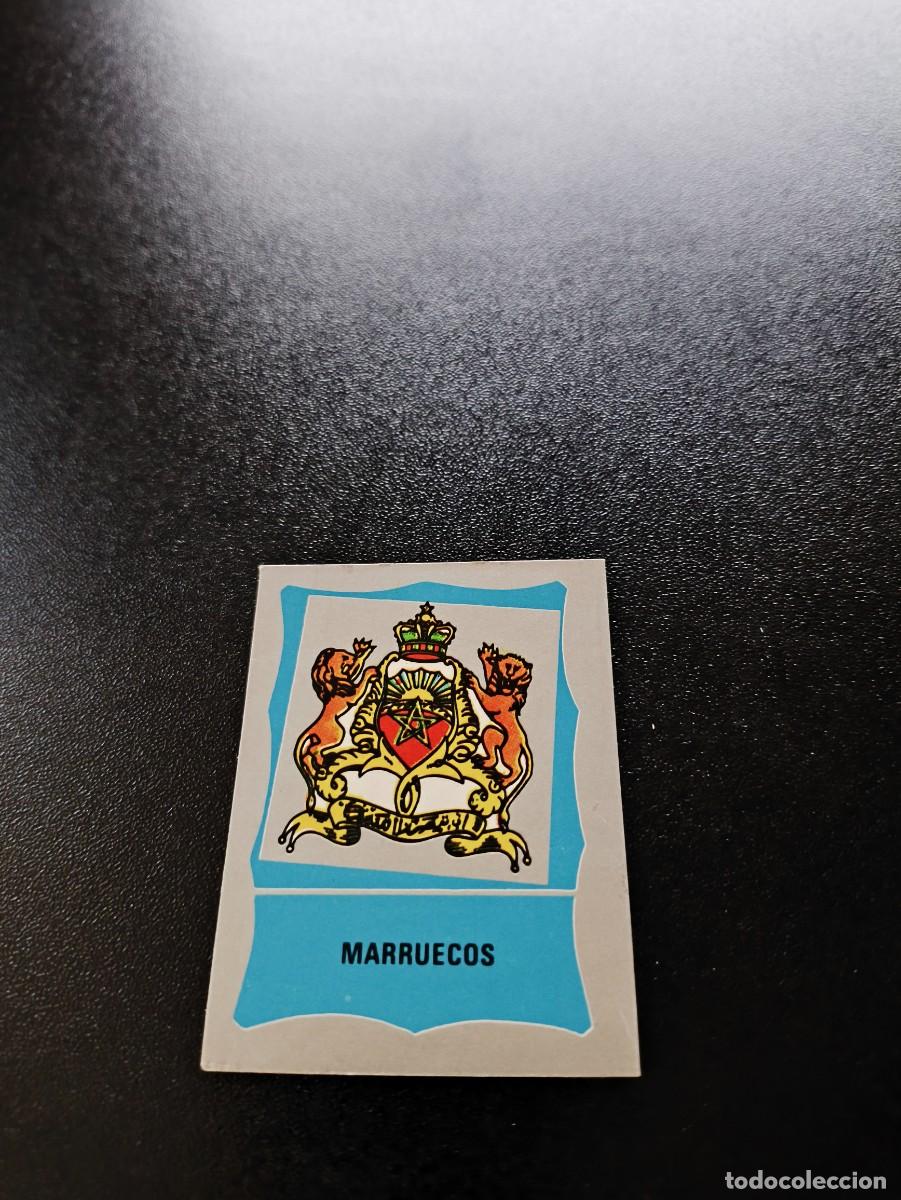 Cromos de F&uacute;tbol: ESCUDO BADGE MARRUECOS MOROCCO REYAUCA MUNDIAL MEXICO 1986 WORLD CUP NO ESTE PANINI