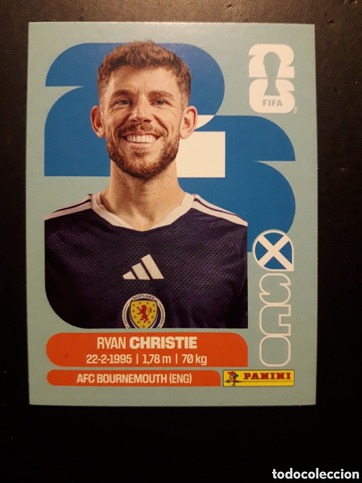 Cromos de F&uacute;tbol: CHRISTIE ESCOCIA SCO 15 MUNDIAL F&Uacute;TBOL 2026 FIFA WORLD CUP PANINI SIN PEGAR PEDIDO M&Iacute;NIMO 3&euro;
