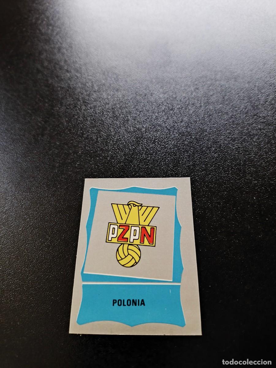 Cromos de F&uacute;tbol: ESCUDO BADGE POLONIA POLAND POLSKA REYAUCA MUNDIAL MEXICO 1986 WORLD CUP NO ESTE PANINI