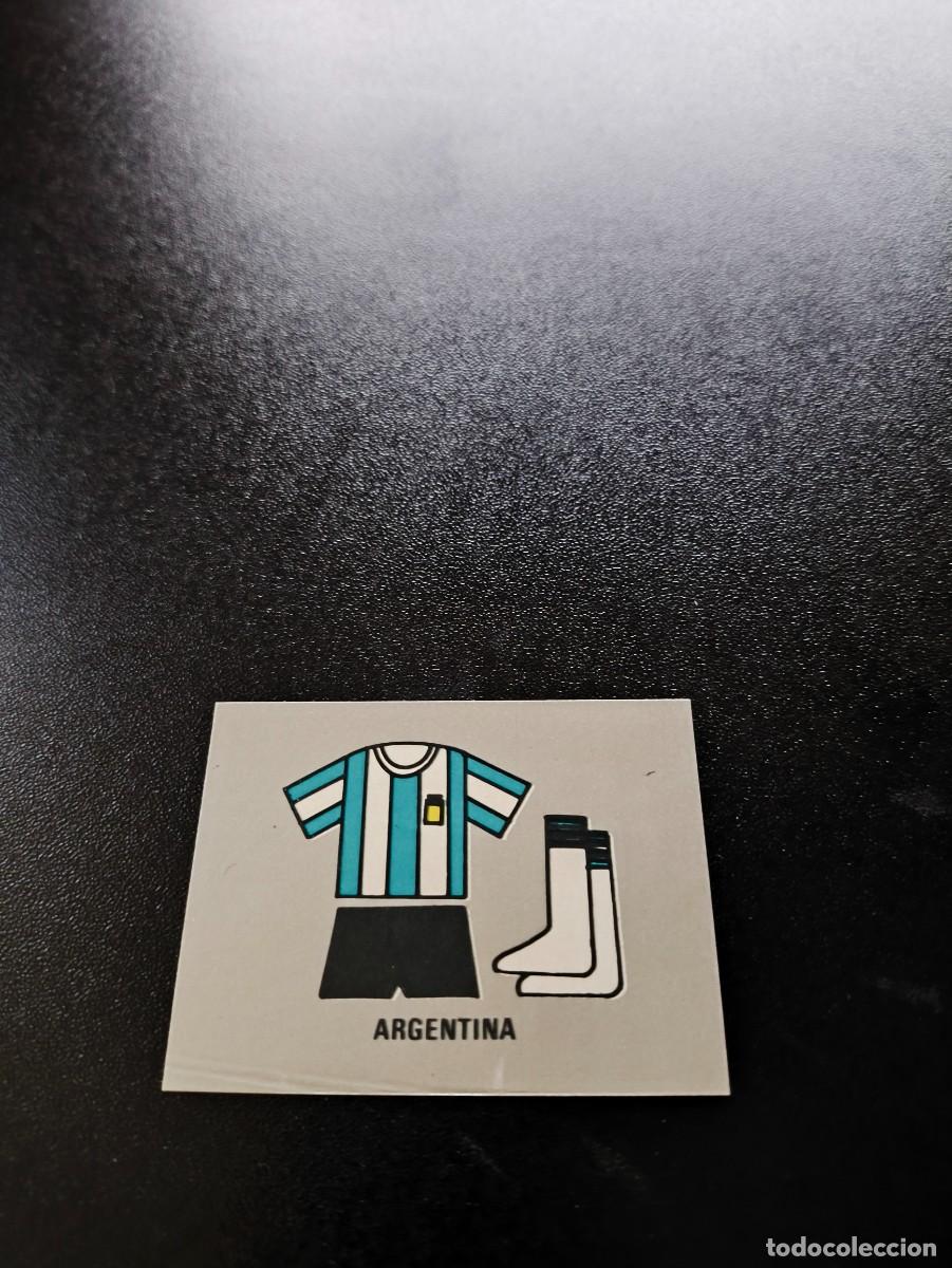 Cromos de F&uacute;tbol: UNIFORM EQUIPACION ARGENTINA REYAUCA MUNDIAL MEXICO 1986 WORLD CUP NO ESTE PANINI