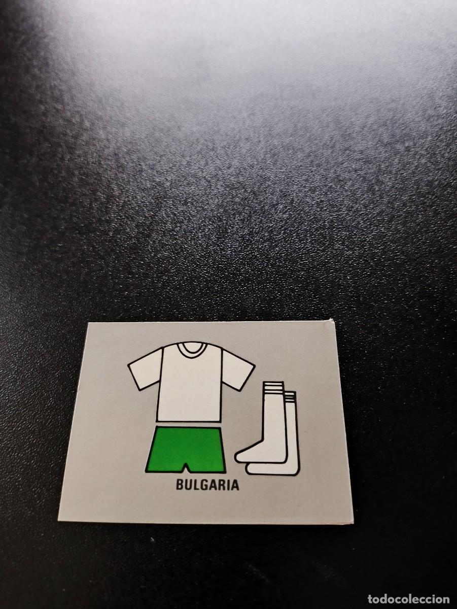 Cromos de F&uacute;tbol: UNIFORM EQUIPACION BULGARIA REYAUCA MUNDIAL MEXICO 1986 WORLD CUP NO ESTE PANINI
