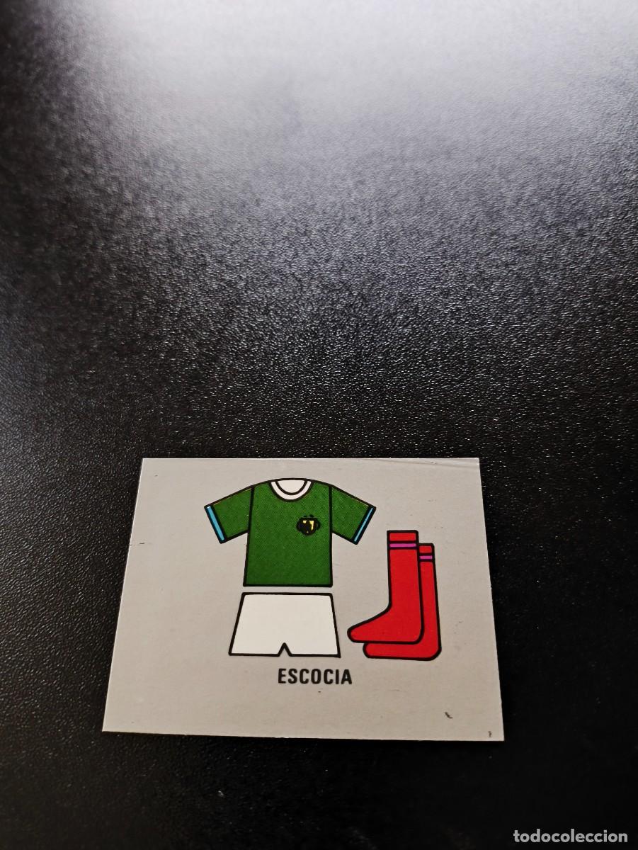 Cromos de F&uacute;tbol: UNIFORM EQUIPACION ESCOCIA SCOTLAND REYAUCA MUNDIAL MEXICO 1986 WORLD CUP NO ESTE PANINI