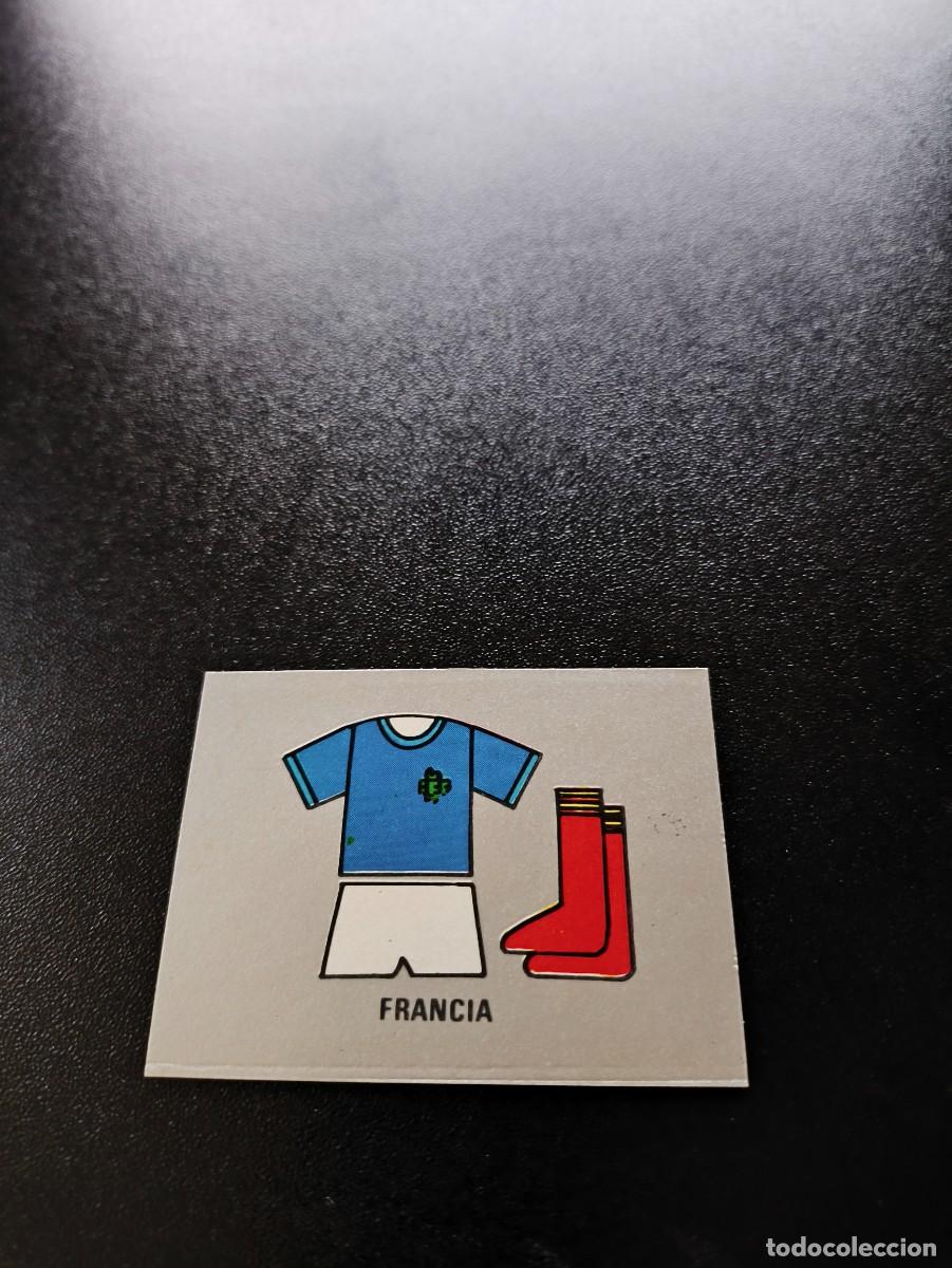 Cromos de F&uacute;tbol: UNIFORM EQUIPACION FRANCIA FRANCE REYAUCA MUNDIAL MEXICO 1986 WORLD CUP NO ESTE PANINI