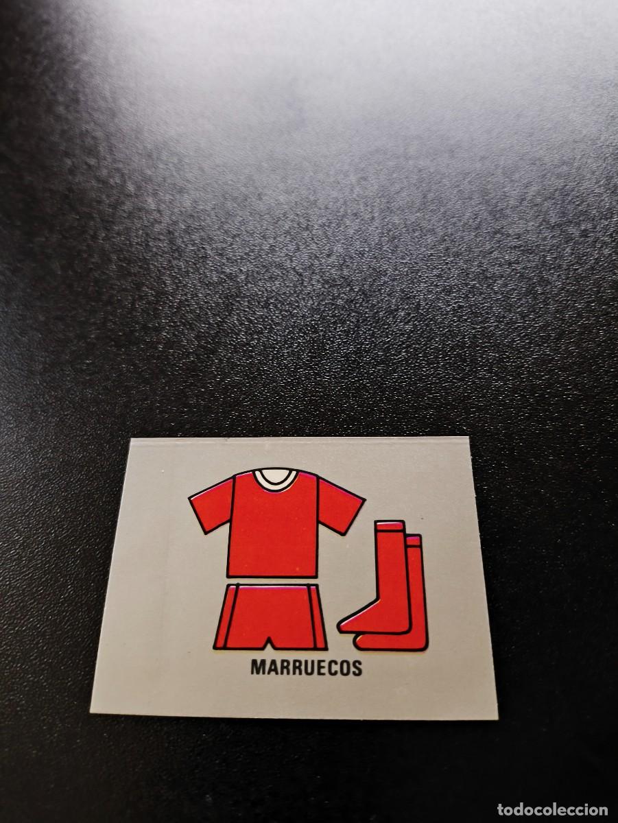 Cromos de F&uacute;tbol: UNIFORM EQUIPACION MARRUECOS MOROCCO REYAUCA MUNDIAL MEXICO 1986 WORLD CUP NO ESTE PANINI