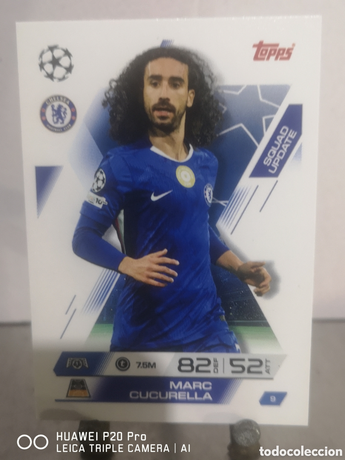 Cromos de F&uacute;tbol: MATCH ATTAX EXTRA 2025 2026 SQUAD UPDATE MARC CUCURELLA 9 CHELSEA