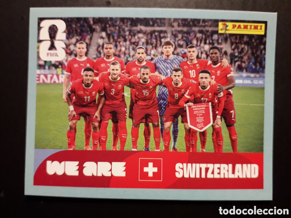 Cartes &agrave; collectionner de Football: EQUIPO SUIZA SUI 13 MUNDIAL F&Uacute;TBOL 2026 FIFA WORLD CUP PANINI SIN PEGAR PEDIDO M&Iacute;NIMO 3&euro;