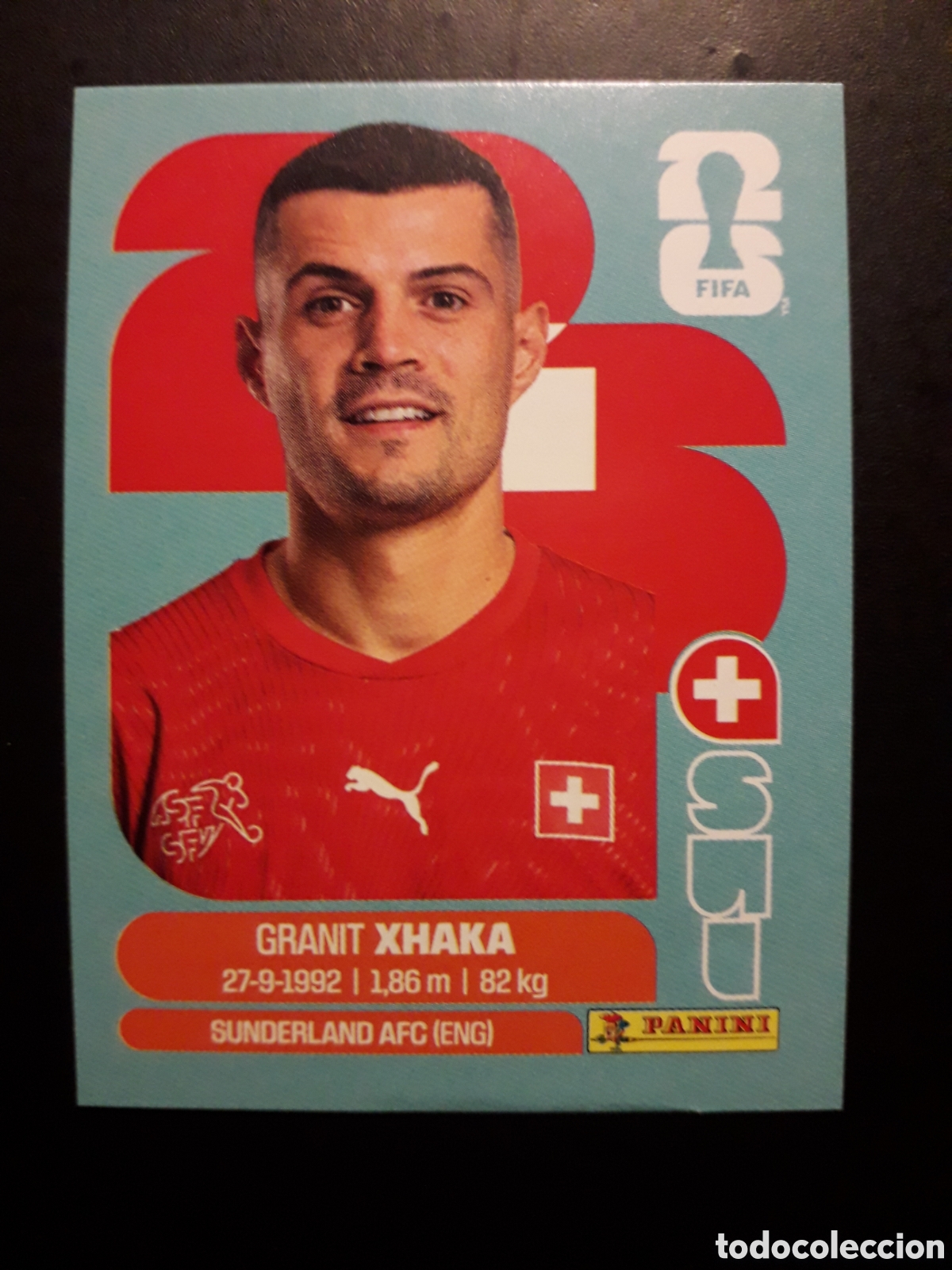 Cromos de F&uacute;tbol: XHAKA SUIZA SUI 9 MUNDIAL F&Uacute;TBOL 2026 FIFA WORLD CUP PANINI SIN PEGAR PEDIDO M&Iacute;NIMO 3&euro;