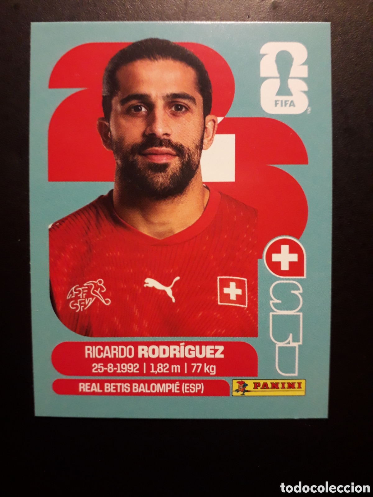Cromos de F&uacute;tbol: RODR&Iacute;GUEZ SUIZA SUI 5 MUNDIAL F&Uacute;TBOL 2026 FIFA WORLD CUP PANINI SIN PEGAR PEDIDO M&Iacute;NIMO 3&euro;
