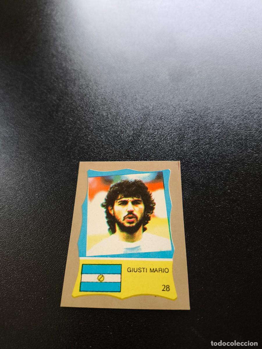 Cromos de F&uacute;tbol: 28 Mario Giusti ARGENTINA REYAUCA MUNDIAL MEXICO 1986 WORLD CUP NO ESTE PANINI