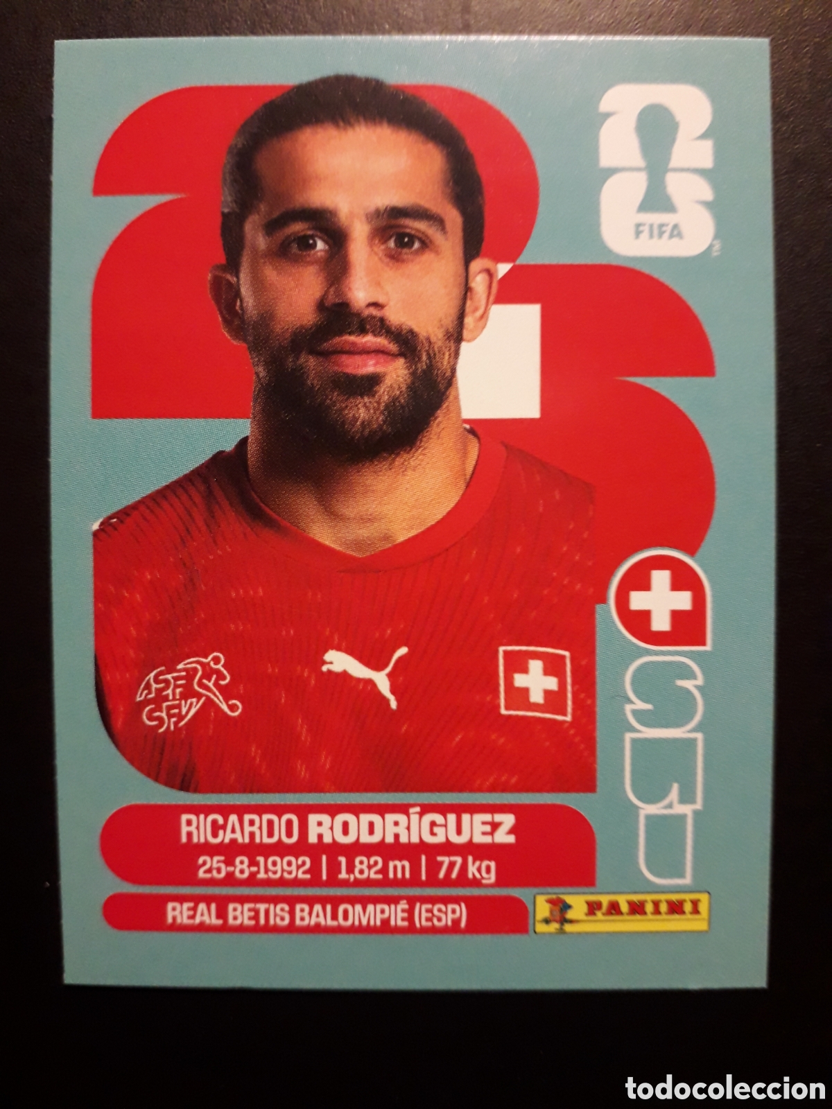 Cromos de F&uacute;tbol: RODR&Iacute;GUEZ SUIZA SUI 5 MUNDIAL F&Uacute;TBOL 2026 FIFA WORLD CUP PANINI SIN PEGAR PEDIDO M&Iacute;NIMO 3&euro;