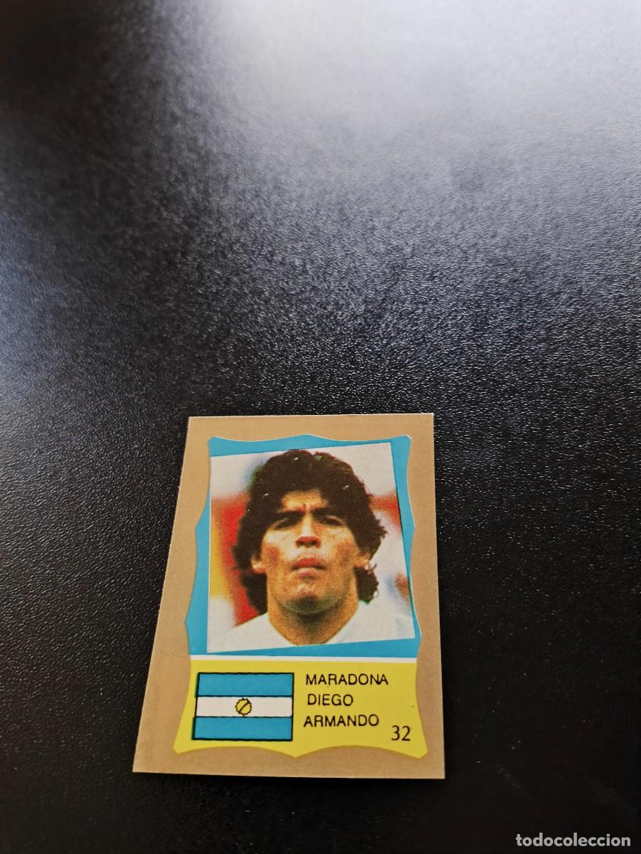 Cromos de F&uacute;tbol: 32 Diego Armando Maradona ARGENTINA BARCELONA REYAUCA MUNDIAL MEXICO 1986 WORLD CUP NO ESTE PANINI