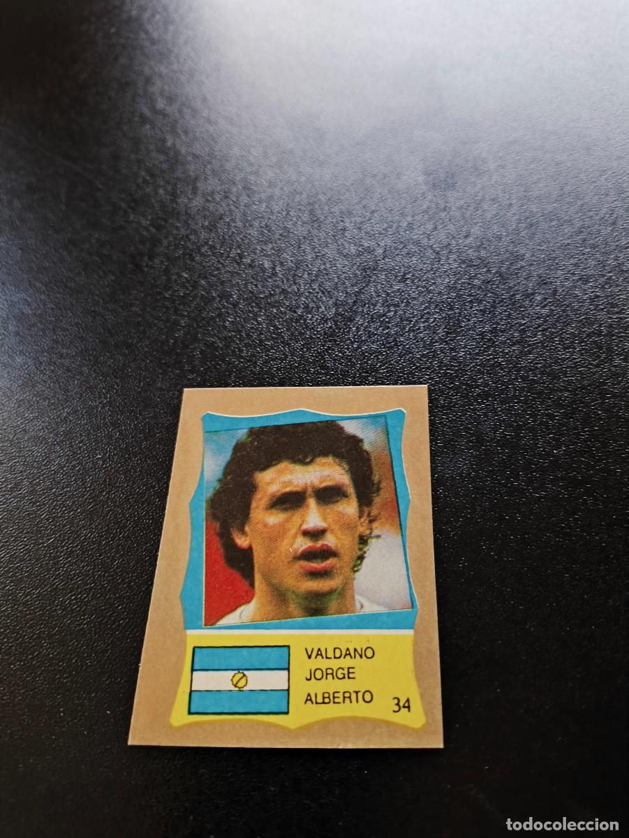 Cromos de F&uacute;tbol: 34 Jorge Alberto Valdano REAL MADRID ARGENTINA REYAUCA MUNDIAL MEXICO 1986 WORLD CUP NO ESTE PANINI