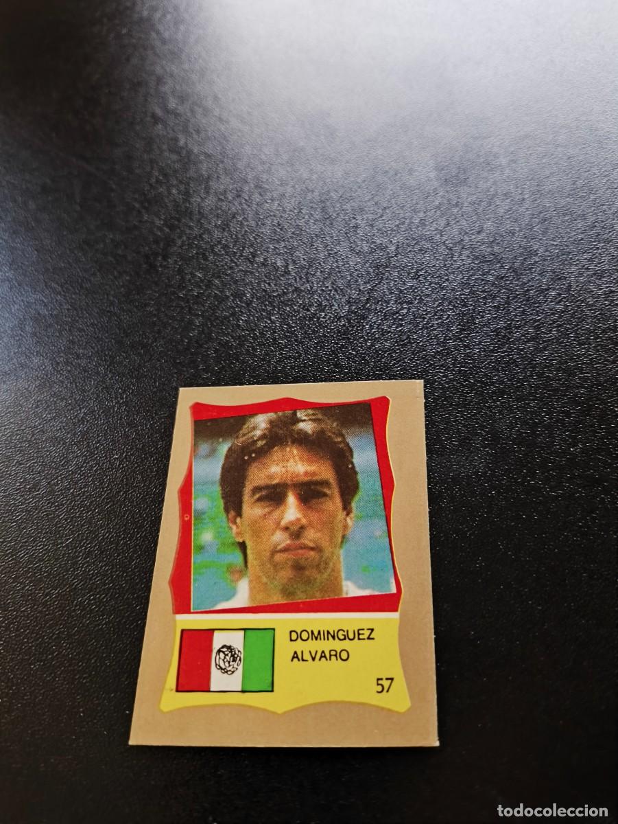 Cromos de F&uacute;tbol: 57 ALVARO DOMINGUEZ MEXICO REYAUCA MUNDIAL MEXICO 1986 WORLD CUP NO ESTE PANINI