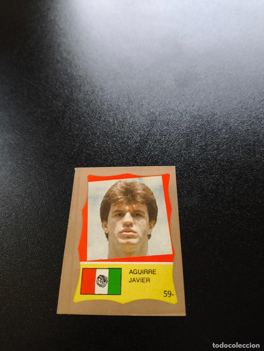 Cromos de F&uacute;tbol: 59 JAVIER AGUIRRE OSASUNA MEXICO REYAUCA MUNDIAL MEXICO 1986 WORLD CUP NO ESTE PANINI