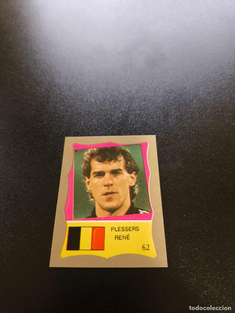 Cromos de F&uacute;tbol: 62 REN&Eacute; PLESSERS BELGICA BELGIUM REYAUCA MUNDIAL MEXICO 1986 WORLD CUP NO ESTE PANINI